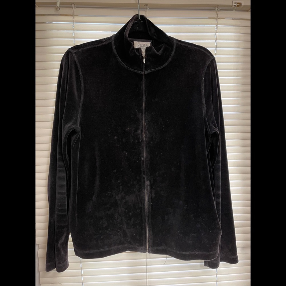 Jones Sport Velour Zipper Jacket (L)